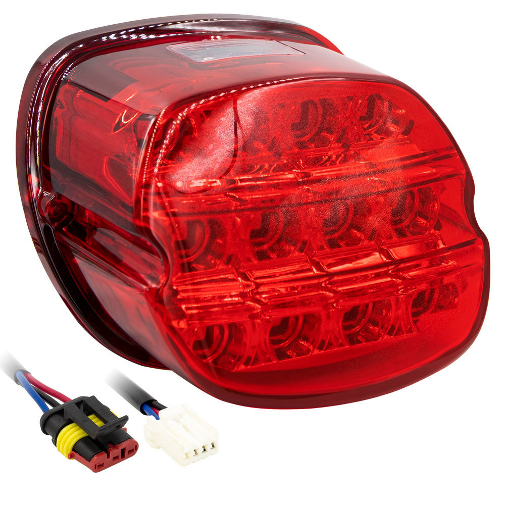 Red LED Replacement Tail Light  - Harley Davidson 1999-2009