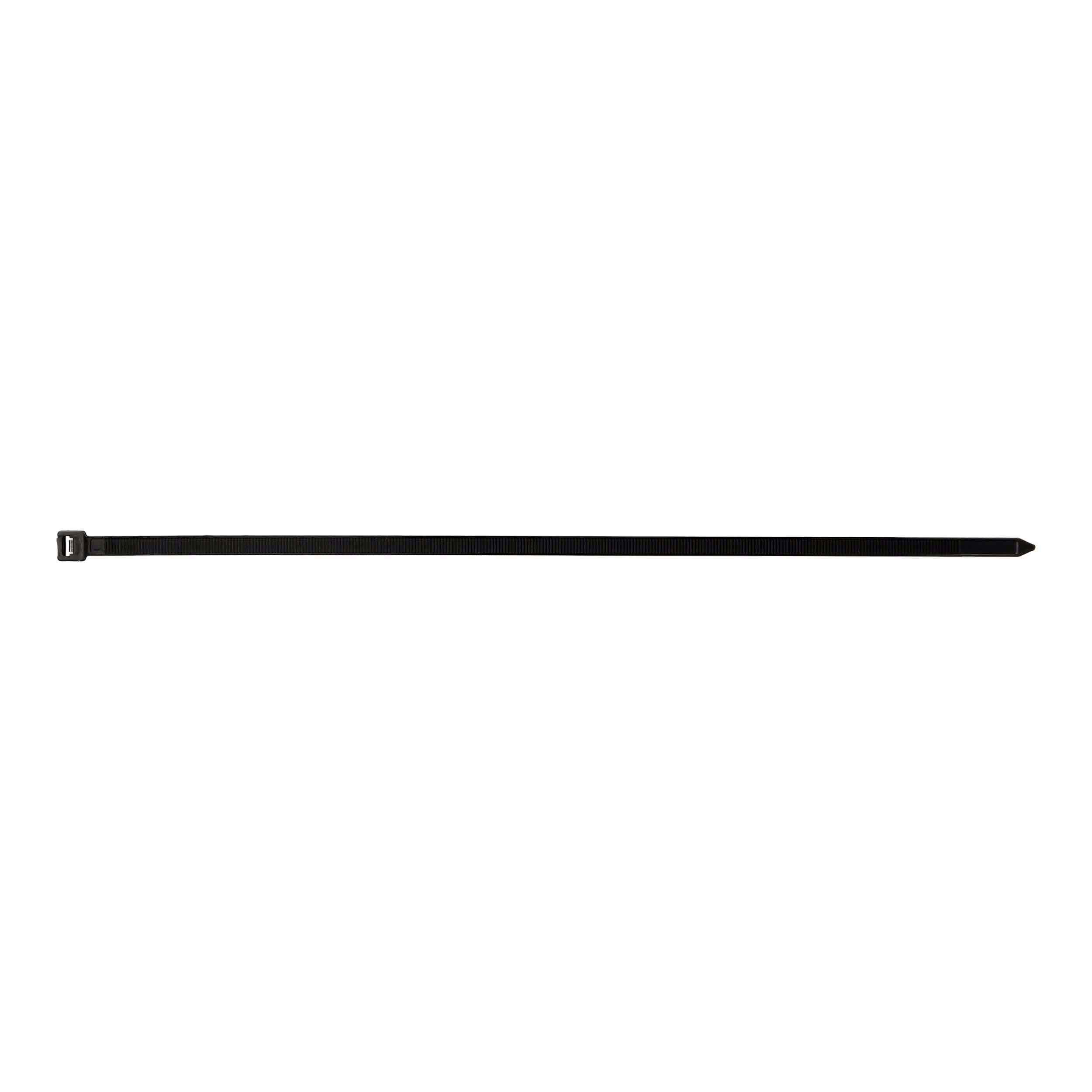 Heavy Duty Black Cable Tie - 14 Inch, Package of 100