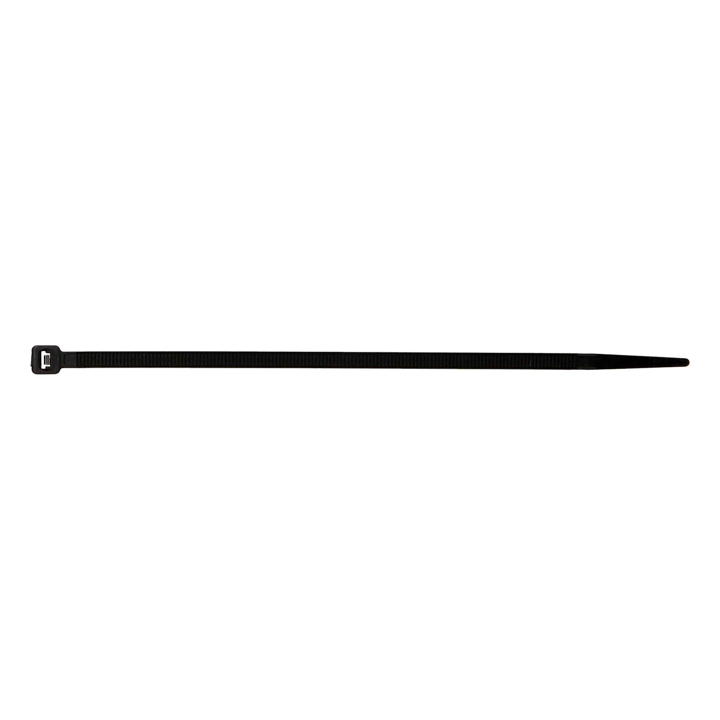 Black Cable Tie - 7 Inch, Package of 100