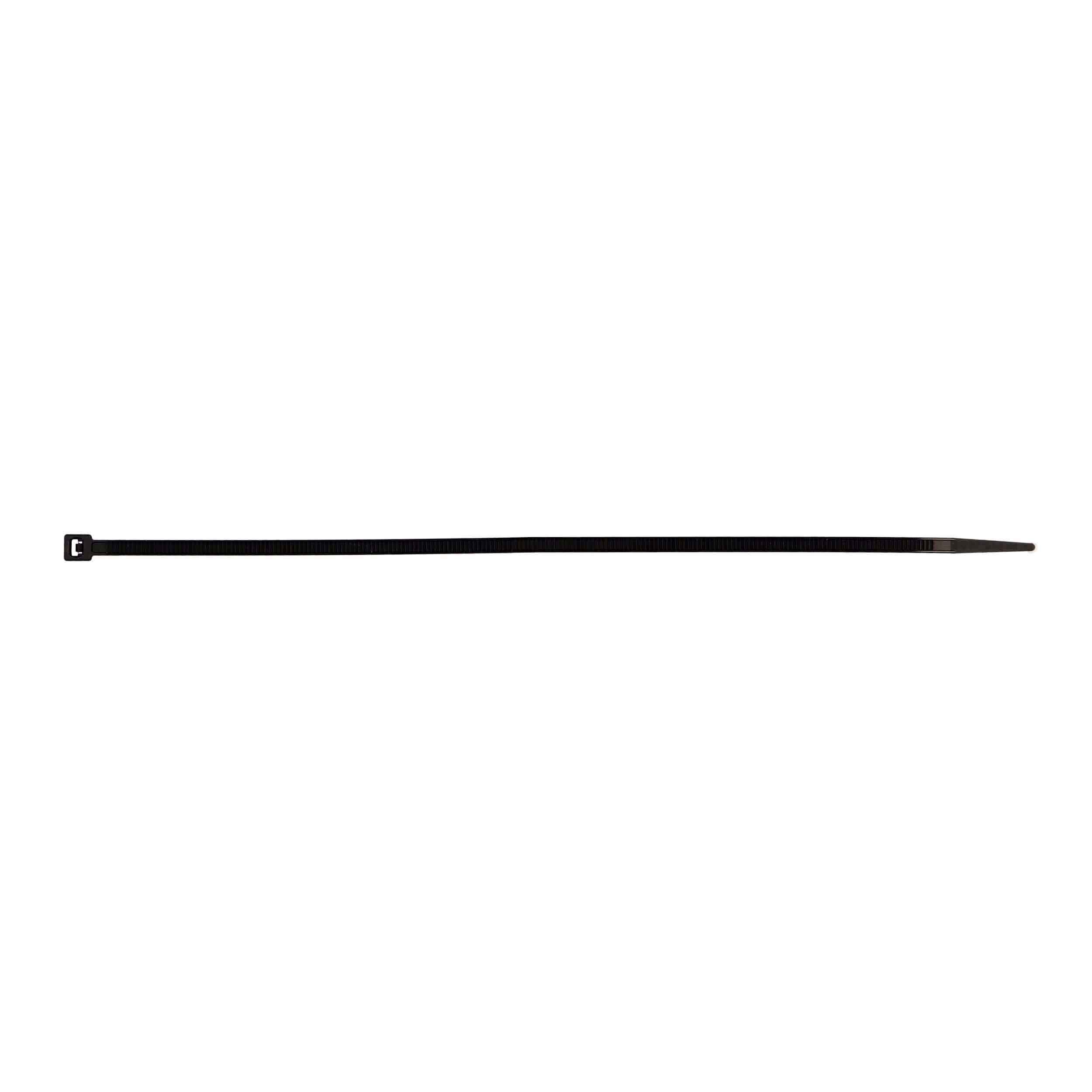 Black Cable Tie - 8 Inch, Package of 100
