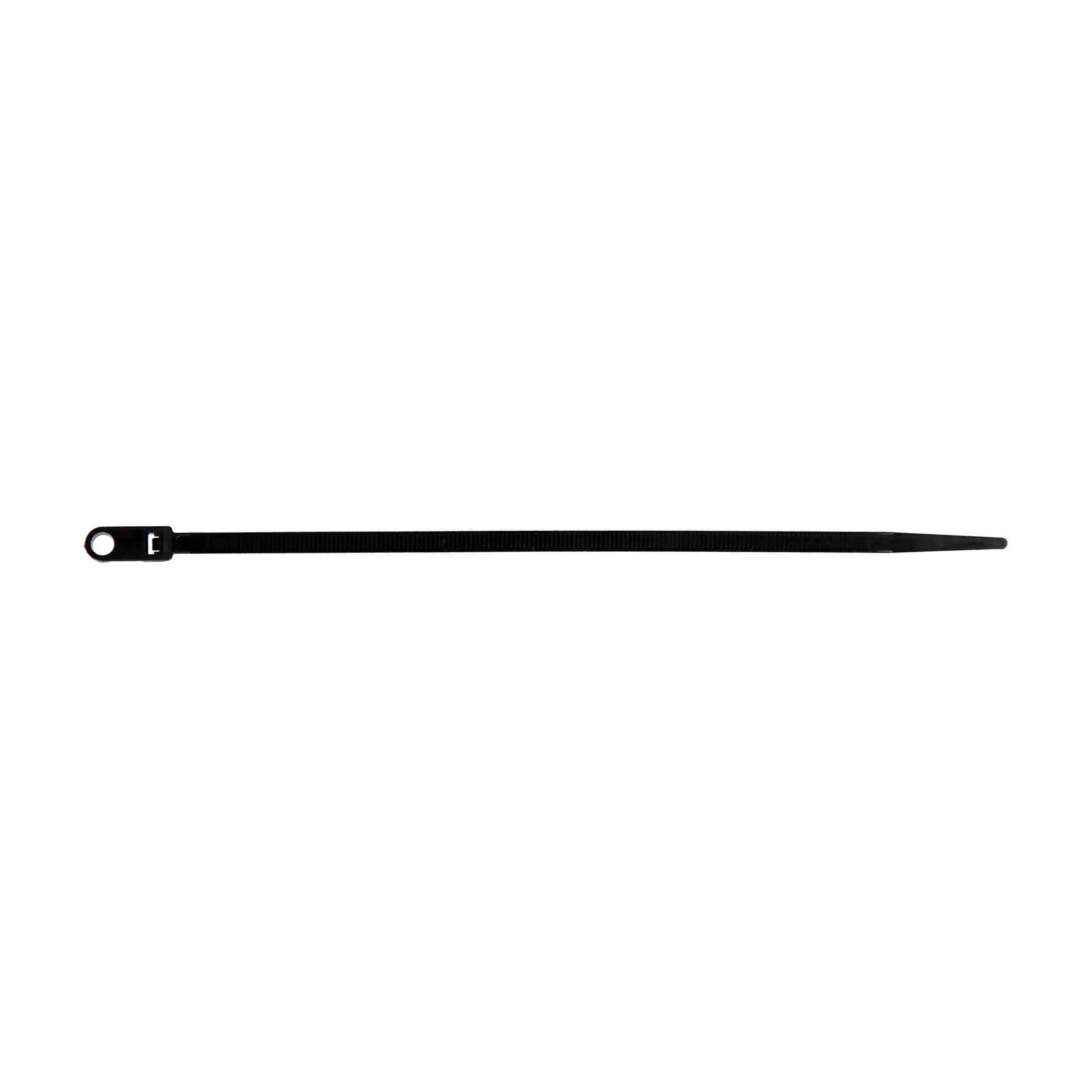 Mounting Hole Cable Tie - 7 inch 50 lb - Package of 100