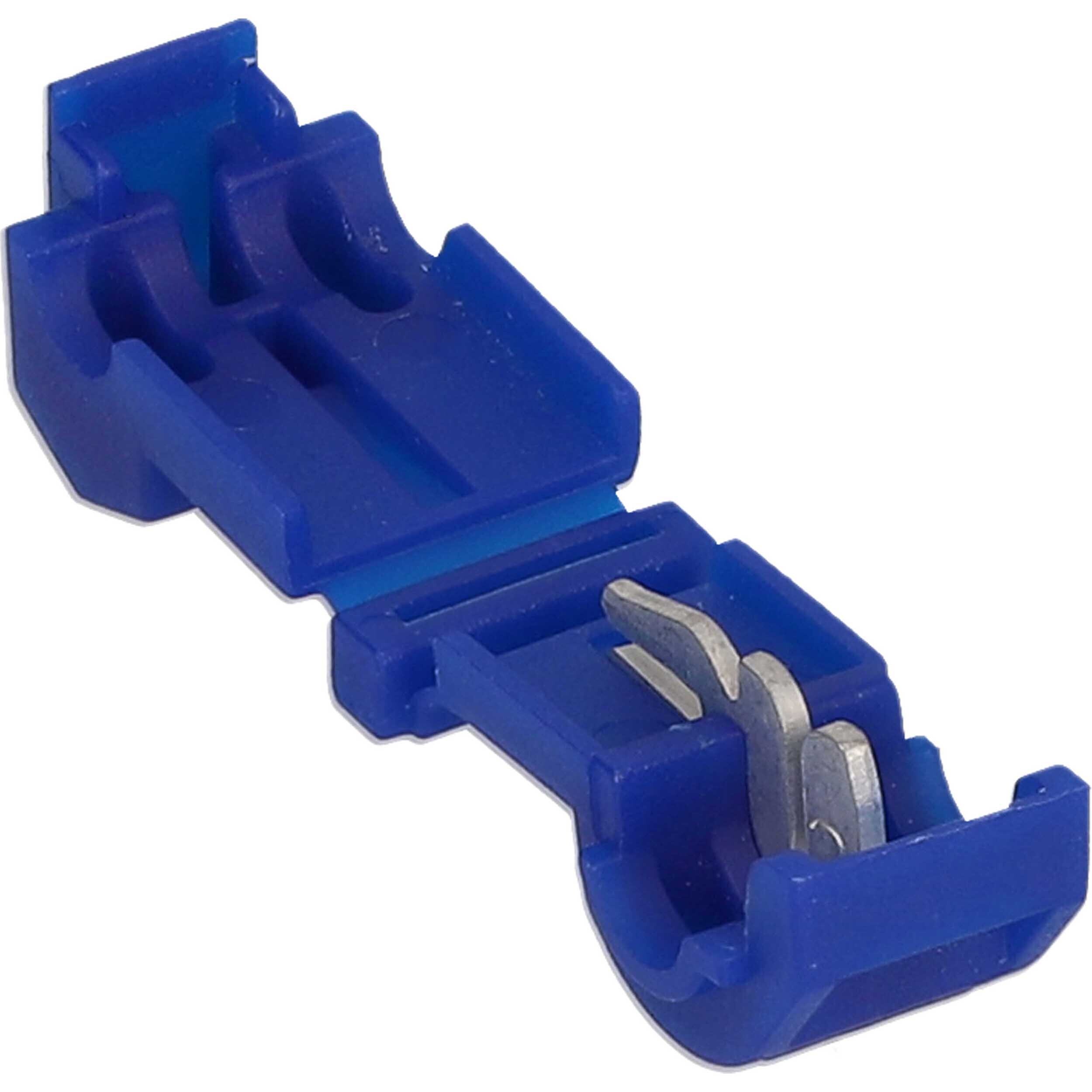 Blue Insulation Displacement Connector 16-14 Ga - 100 Pack