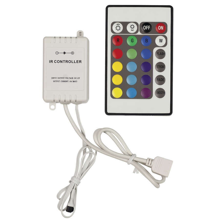 16 Color RGB LED Strip Controller for H-5MRGB-1 - Retail