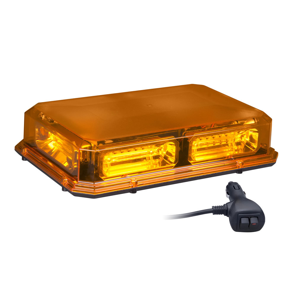 Amber Exterior Mini Lightbar - 12.9 Inch, 36 LED