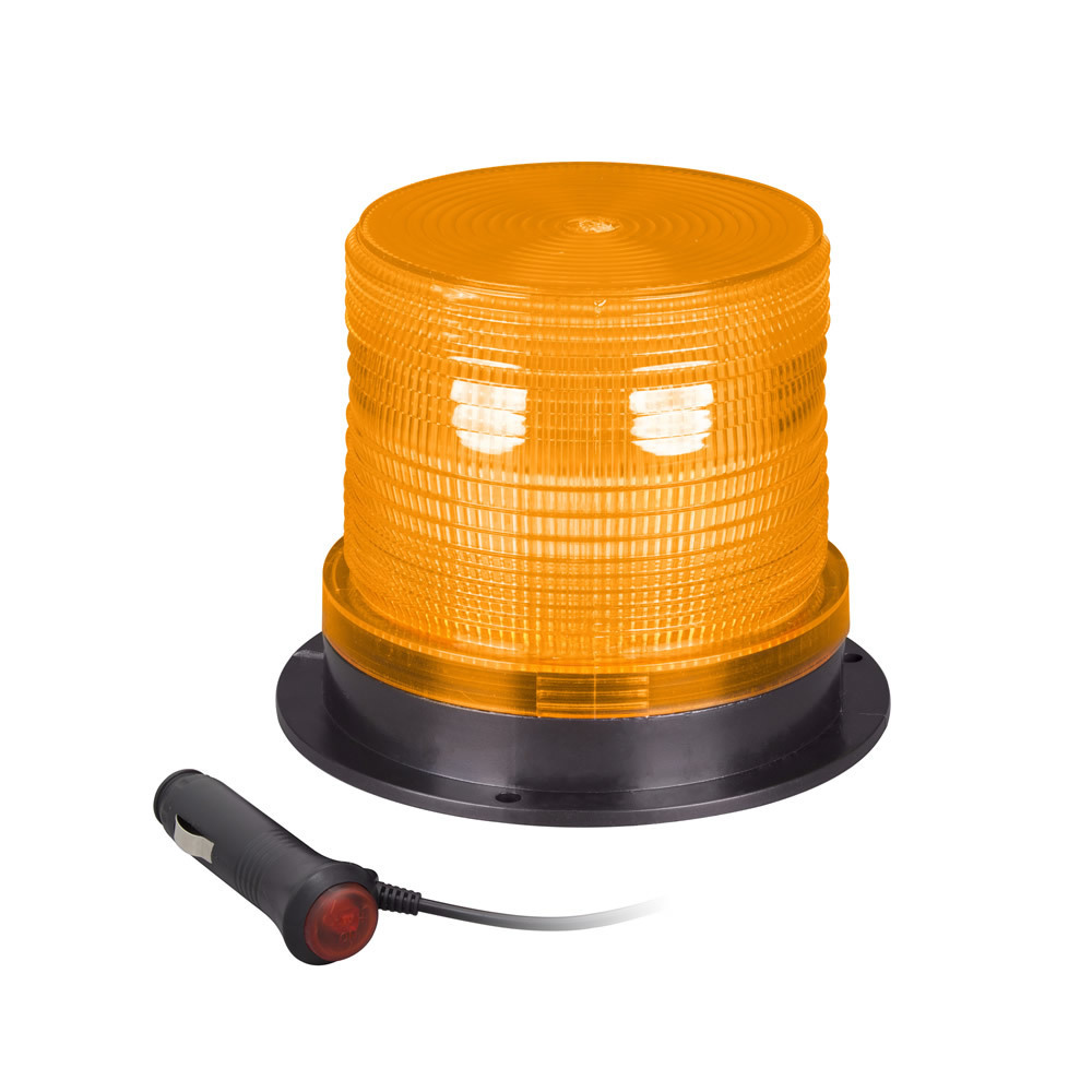 Amber Exterior Light Beacon - 4.75 Inch, 48 LED