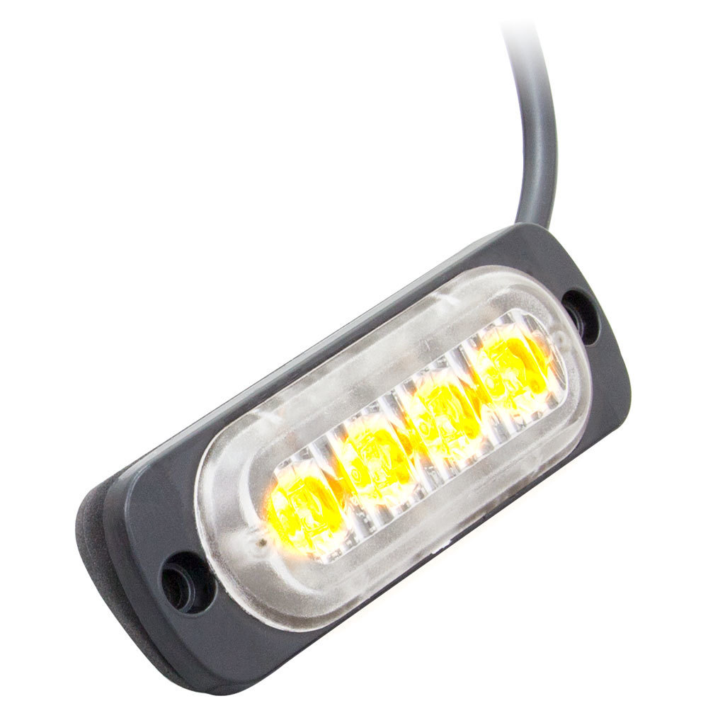 Amber Lite Marker Lights - 3.4 Inch, 4 LED