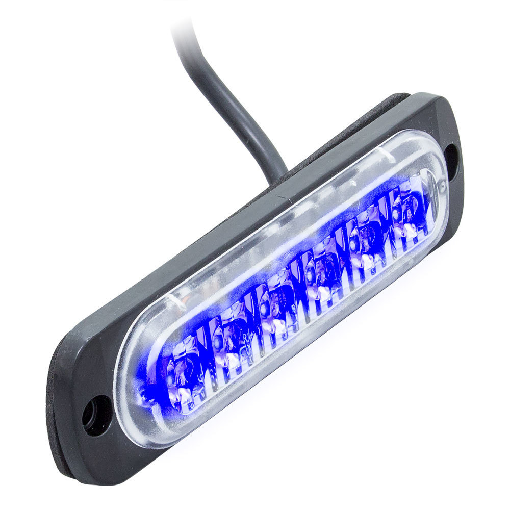 Single Color Blue Lite Marker Lights - 4.4 Inch, 6 LED