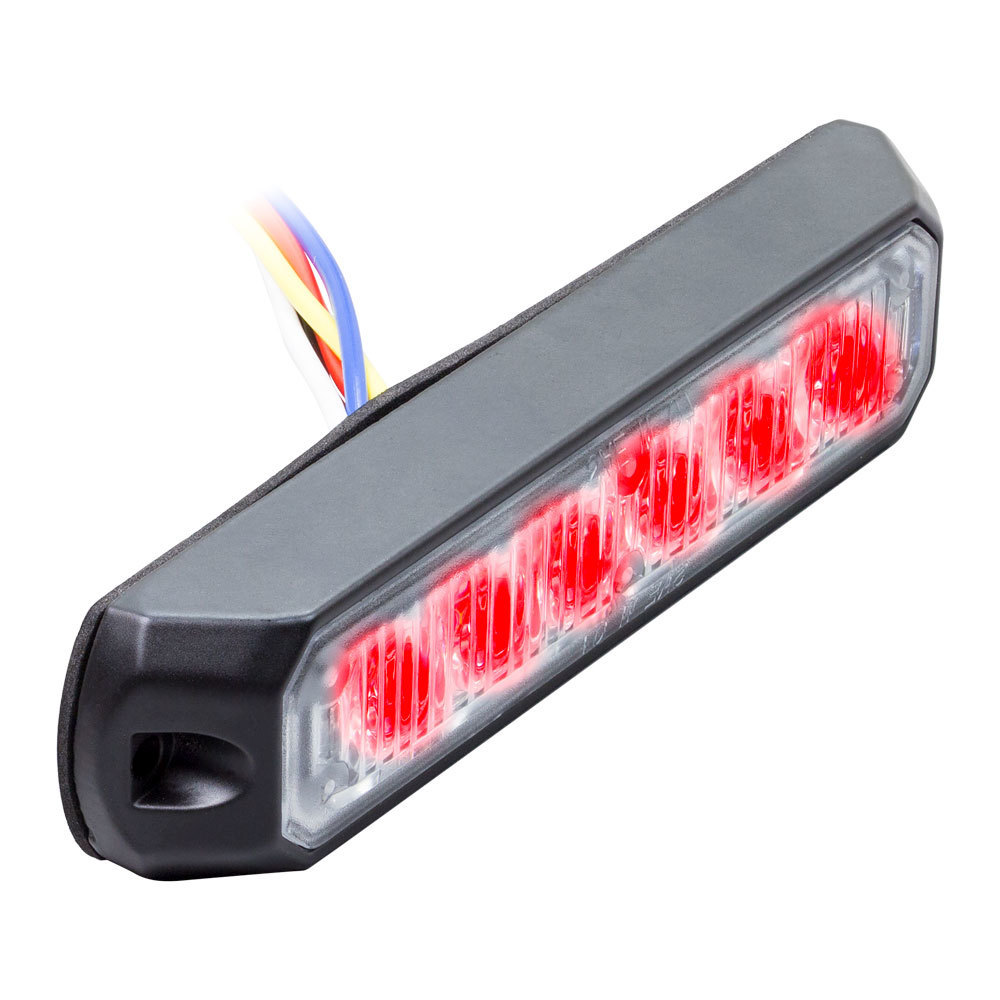 Single Color Red Marker Lights - 4.9 Inch, 6 LED