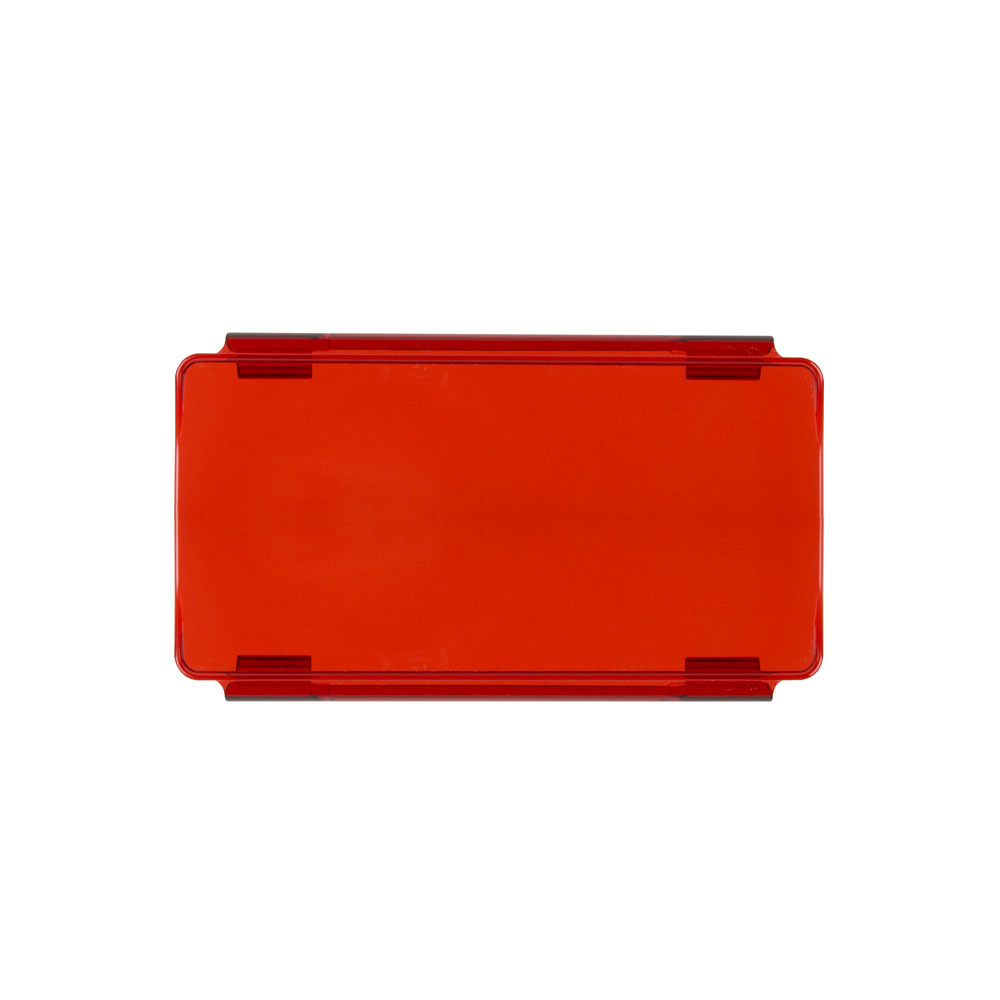 Red Protective Lens Cover for Straight Lightbars - 6 Inch