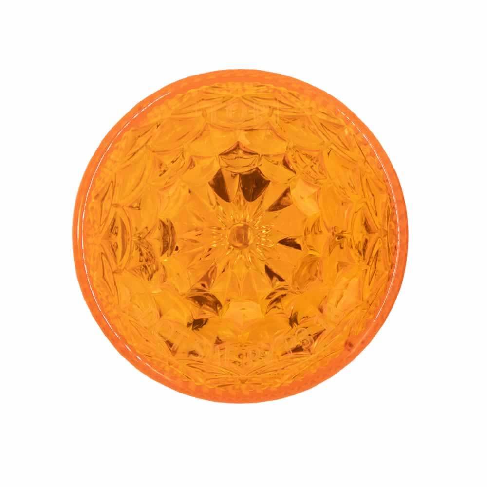 Round Amber Marker/Clearance Light - 2 Inch, 6 LED