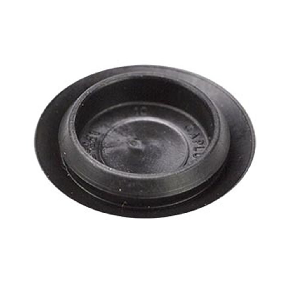7/8in Hole Plug Flush Black 15/32in Head Diameter - 100PK