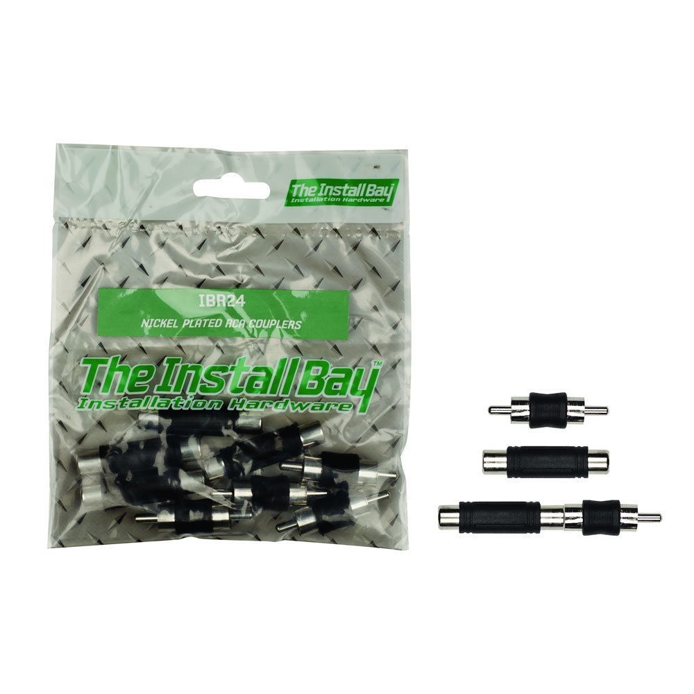 Nickel Plated RCA Couplers - Retail Pack