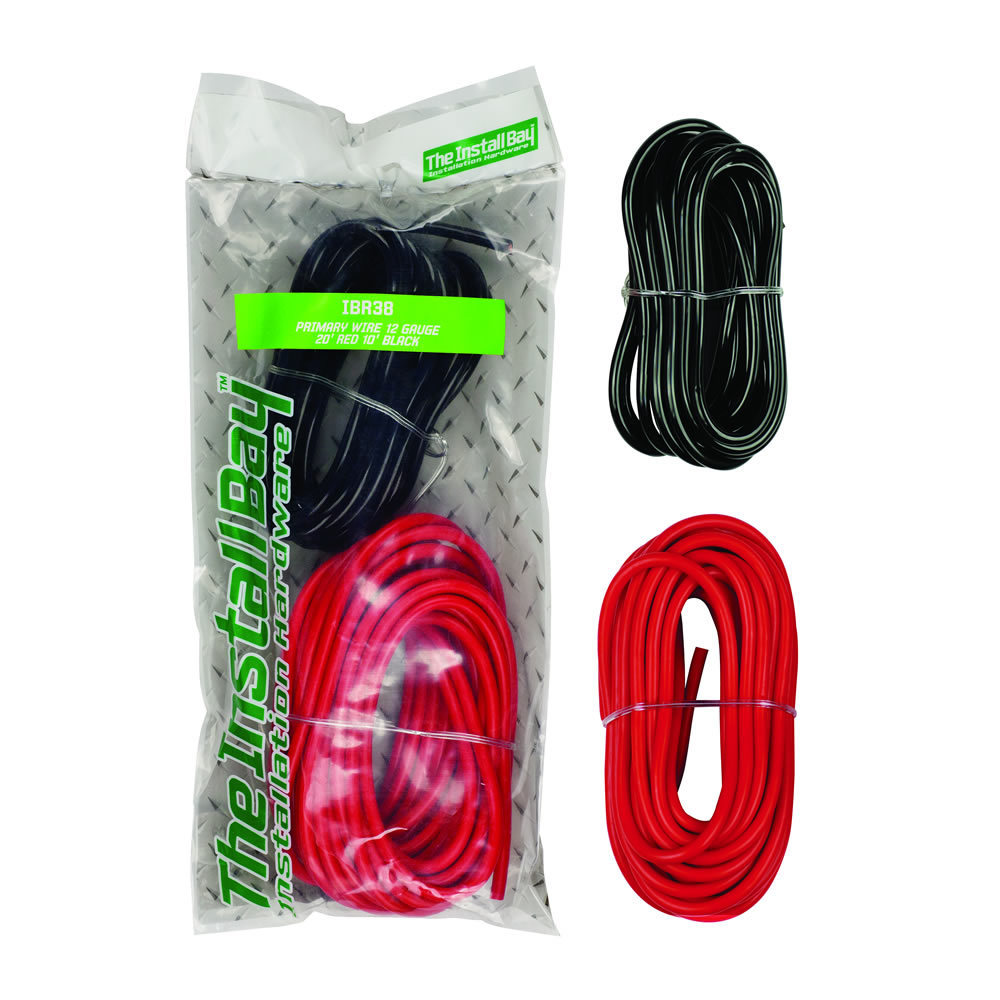 Primary Wire 12 GA - 20 ft /10 ft  - 2pc - Retail Pack