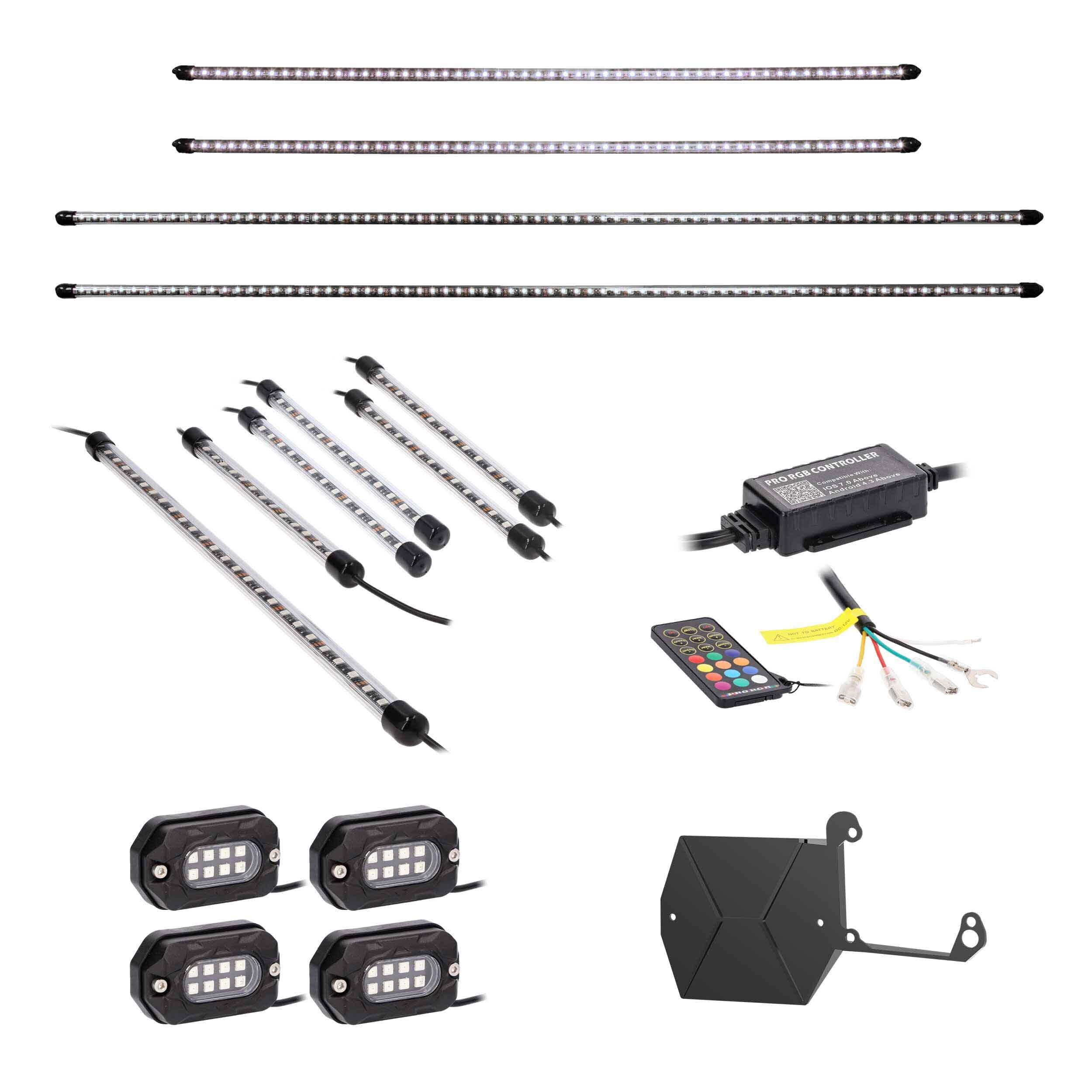 Complete Plug-N-Play RGB Lighting Kit for Jeep JL/JT
