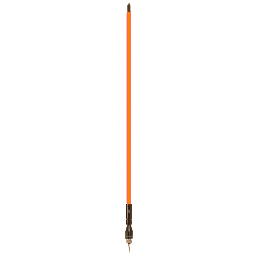 Orange Fiber Optic Whip Antenna - 4 Ft