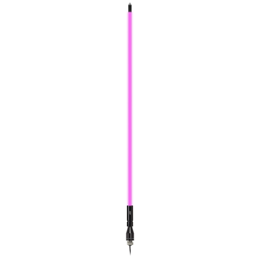 Pink Fiber Optic Whip Antenna - 4 Ft
