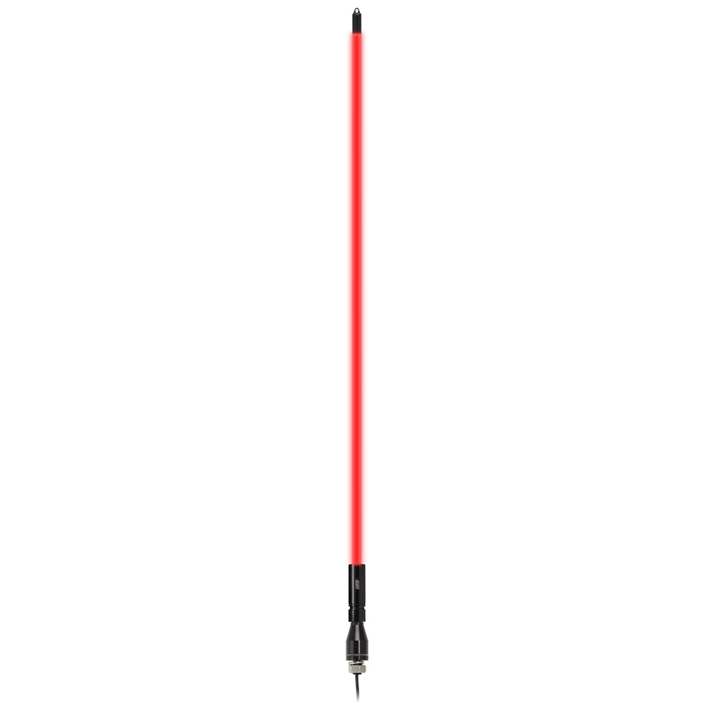 Red Fiber Optic Whip Antenna - 6 Ft