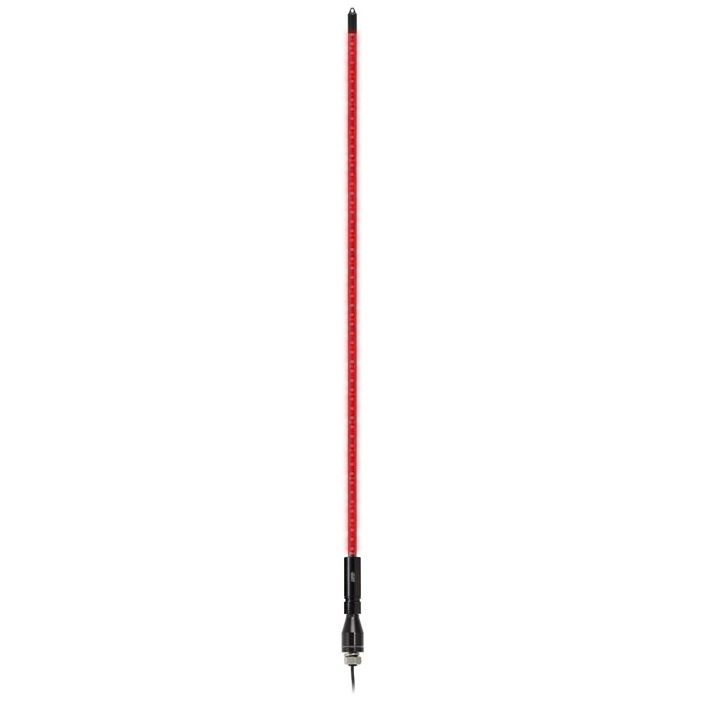 Red LED Whip Antenna - 6 Ft