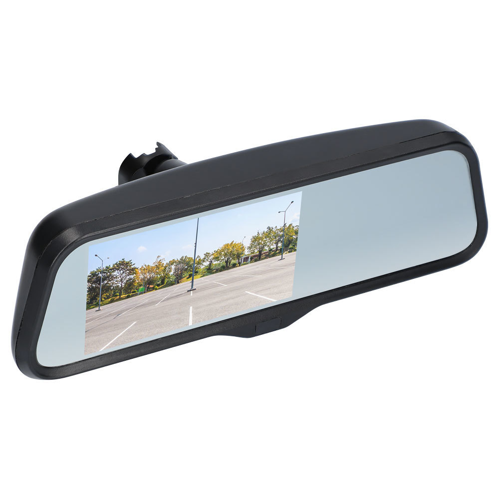 Water-Resistant Rearview Mirror with 4.5 inch Monitor
