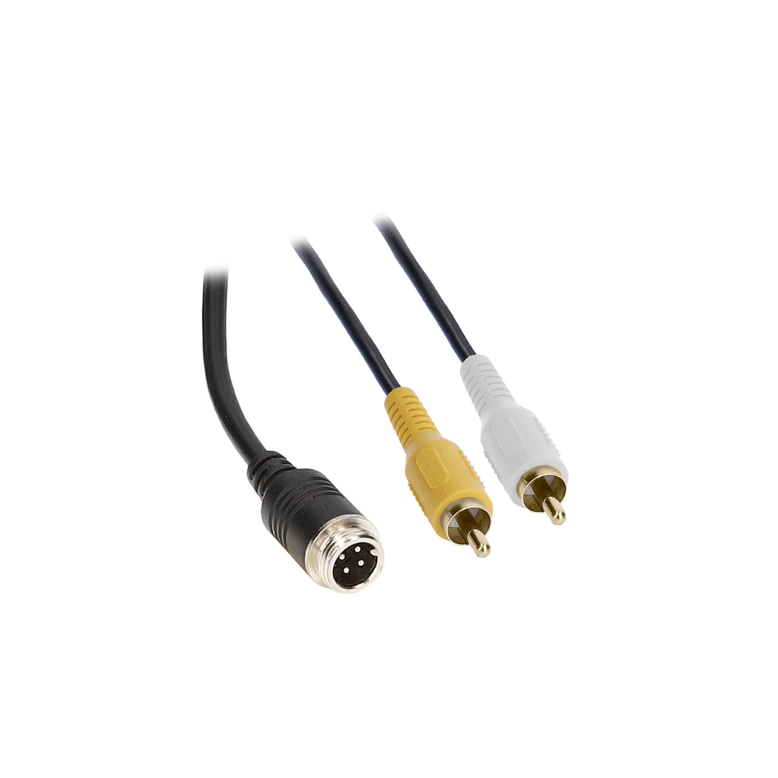Commercial 4-Pin Din to RCA Adapter Cable