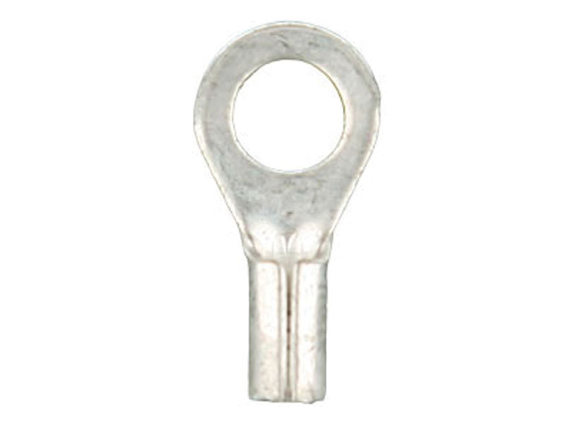 Uninsulated Ring Terminal 4 Gauge 5/16 inch - Package of 25