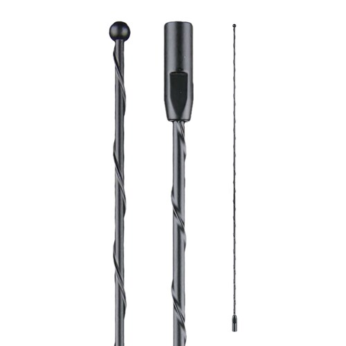 Universal Anodized Black Replacement Mast - 31 Inch