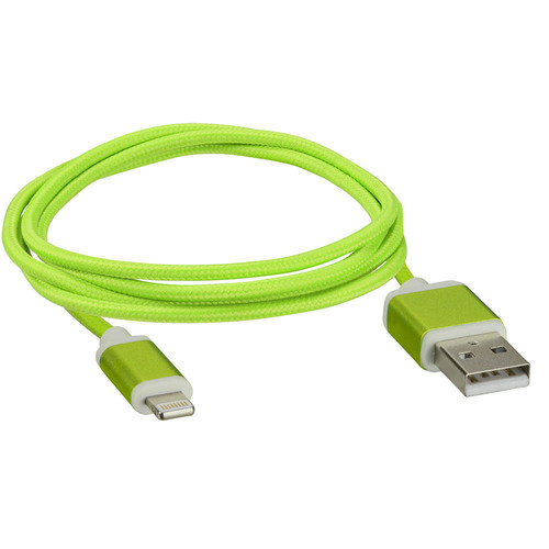 3 Foot Replacement Lightning(TM) Cables - Green