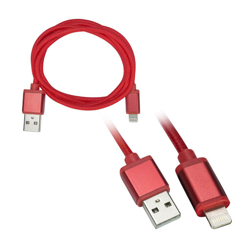 3 Foot Replacement Lightning(TM) Cable - Red