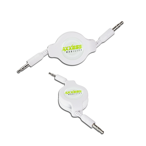 3.5 Mini Jack Retractable Extension Cable - 46in