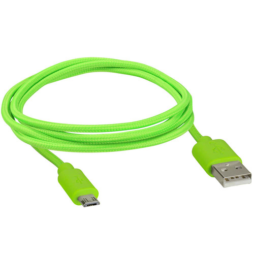 3 Foot Replacement Micro B Cables - Green
