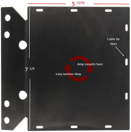 FLTR Amp Mounting Plate 1999-2013
