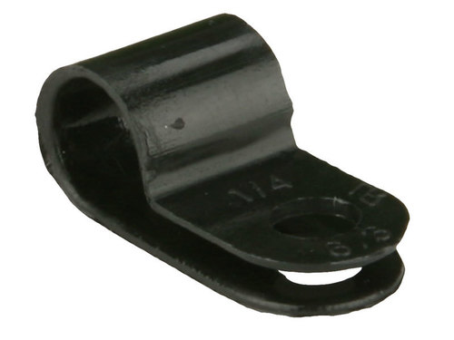 Black Cable Clamps 1/2 Inch - Package of 100