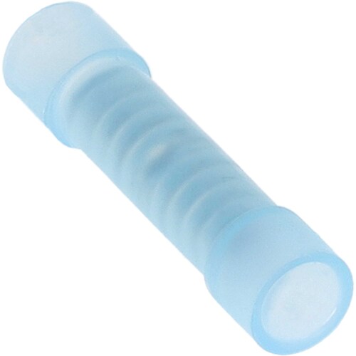 Blue Nylon Butt Connector 16-14 Gauge - Package of 100