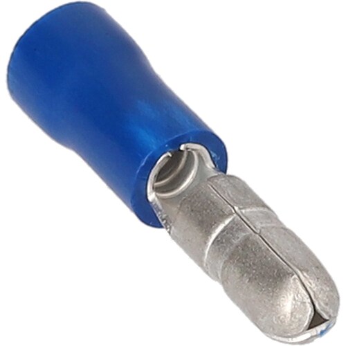 Blue Vinyl Male Bullet Connector 16-14 Gauge .156