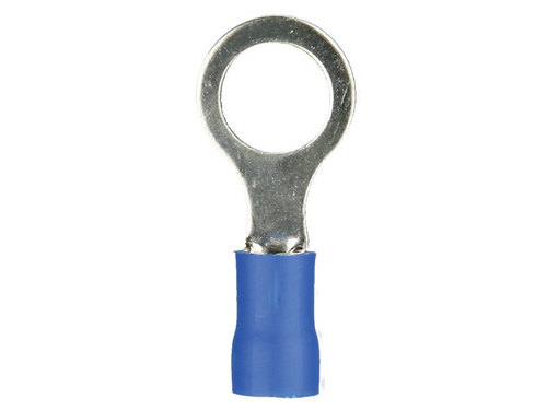 Install Bay BVRT38 Vinyl Terminal Ring Connector 16/14 Gauge 3/8-Inch 100-Pack Blue 
