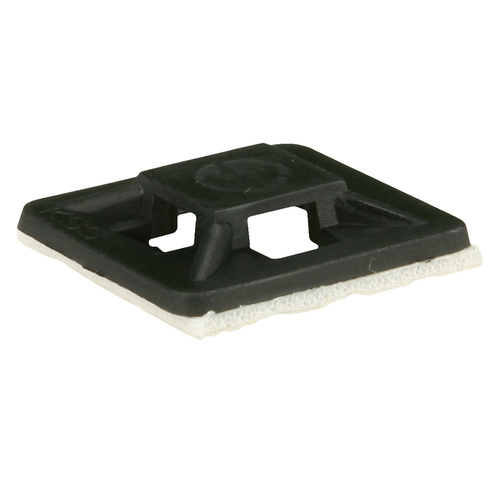 Cable Tie Mounts 1 in x 1 in Adhesive Backed
