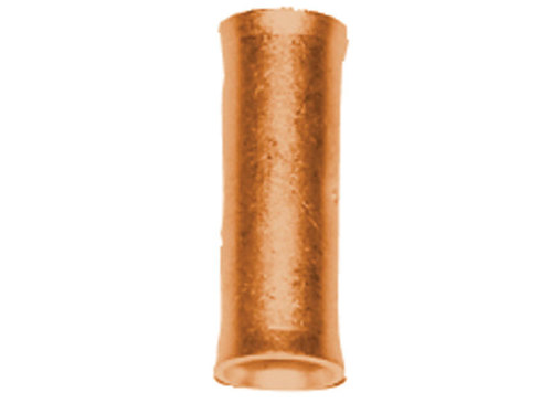 Copper Uninsulated Butt Connector 6 Gauge  Package of 25