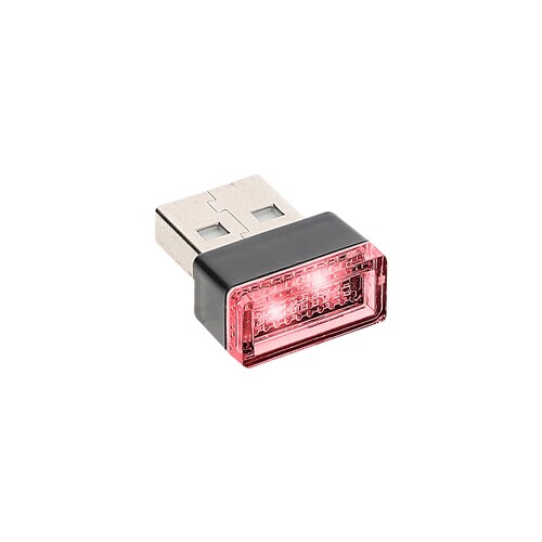 USB A Dongle Accent Light Red (2Pk)