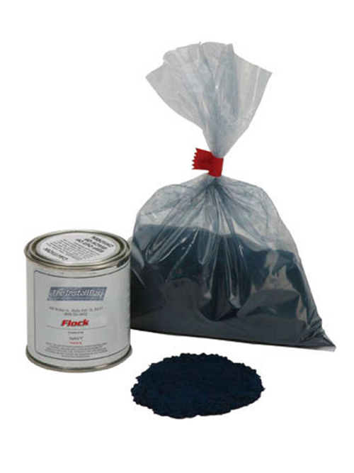Suede Flock And Adhesive Charcoal - Each