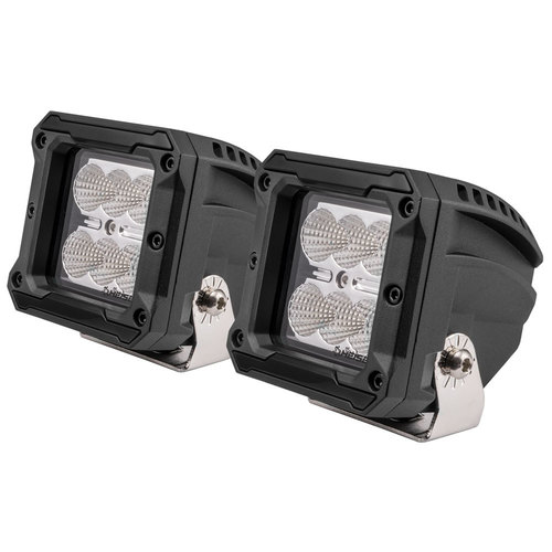 High Output Cube Floodlight - 3 Inch, 6 LED, 2-Pack