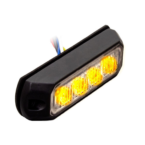 Amber Marker Lights - 3.8 Inch, 4 LED