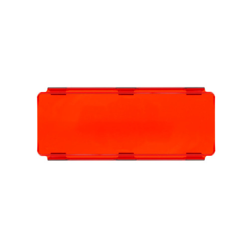 Red Protective Lens Cover for Straight LightBars - 8 Inch