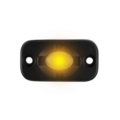 Amber Auxiliary Lighting Pod - 1.5x3 Inch, 3 LED