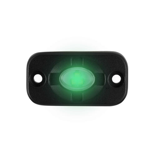 Green Auxiliary Lighting Pod - 1.5x3 Inch, 3 LED