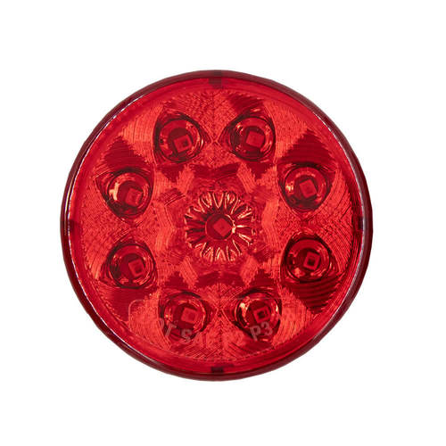 Round Red Marker/Clearance Light - 2.5 Inch, 9 LED