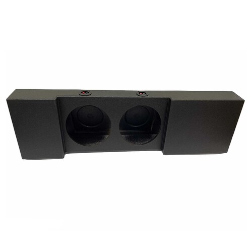 Speaker Enclosure - Polymer Coated Dual 12" Downfire Sealed, Deluxe, Ford