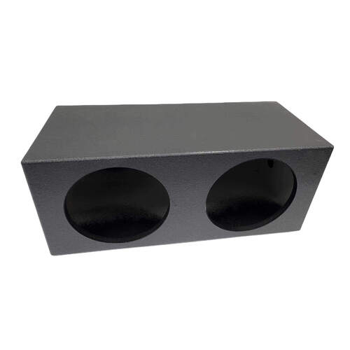 Speaker Enclosure - Poly Coated Dual 15” Sealed