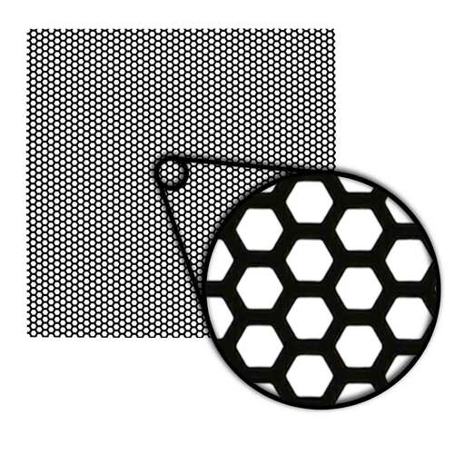 Metal Mesh Grille Material - Honeycomb Hex Pattern