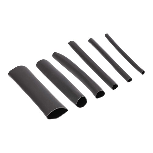 62 Pc Dual Wall Heat Shrink Kit - 4in Assorted 3:1 Black