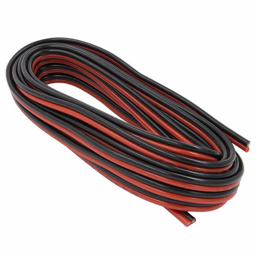 Copper Speaker Wire 12GA Black/Red - 25 Feet